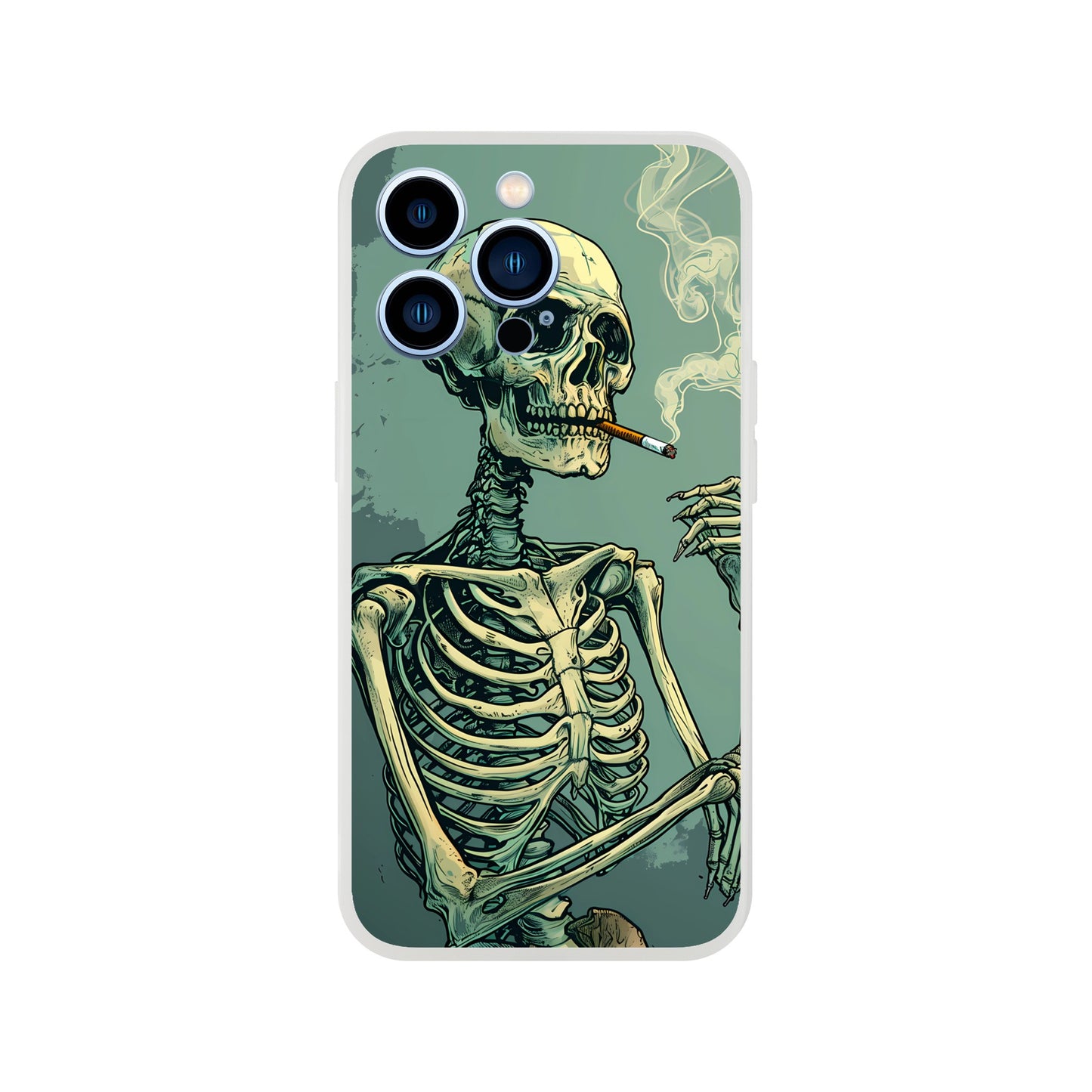 iPhone Case - Smoking Skeleton