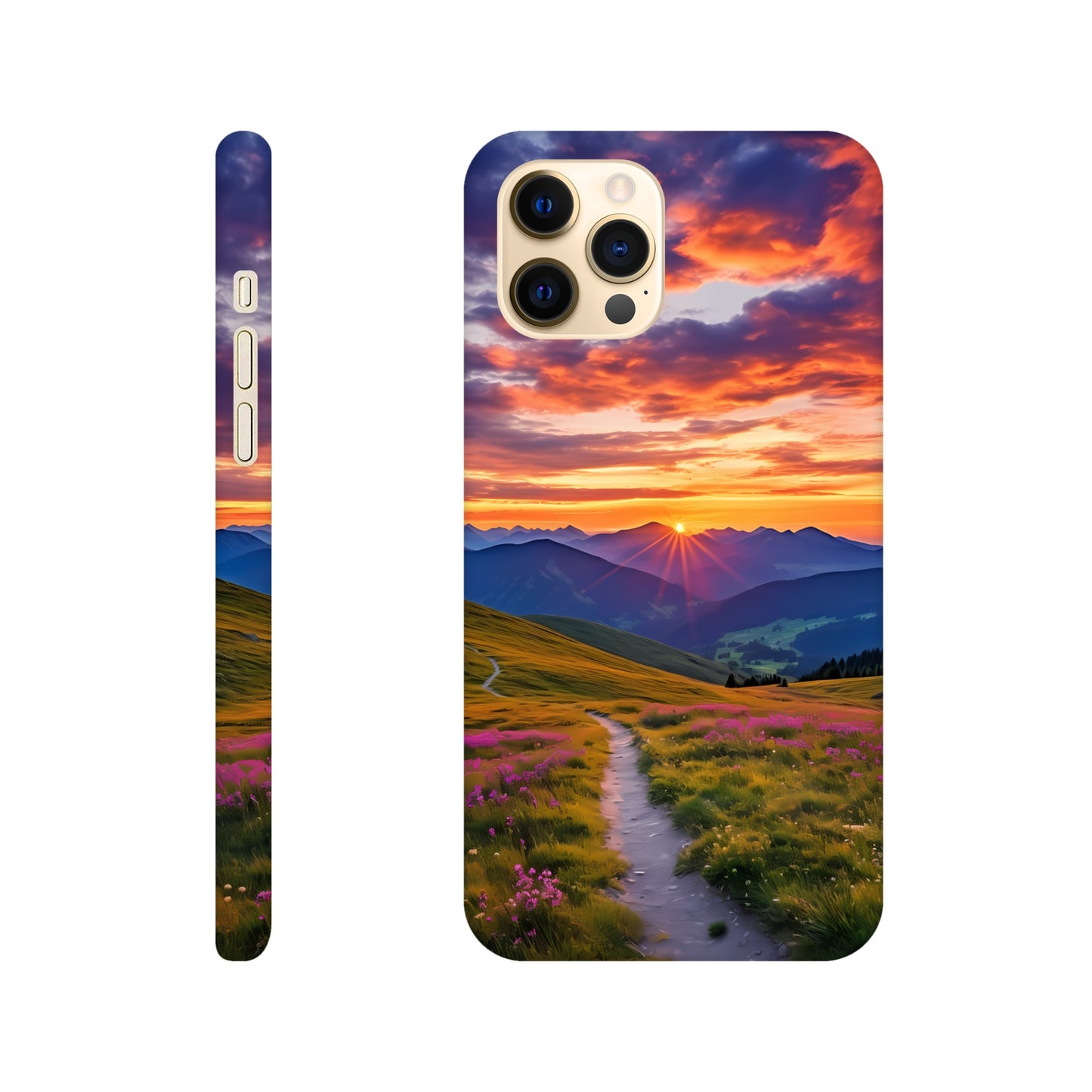 iPhone Case - Golden Mountain Trail