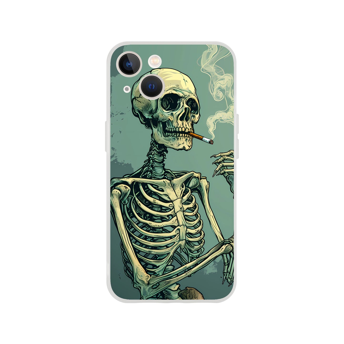 iPhone Case - Smoking Skeleton