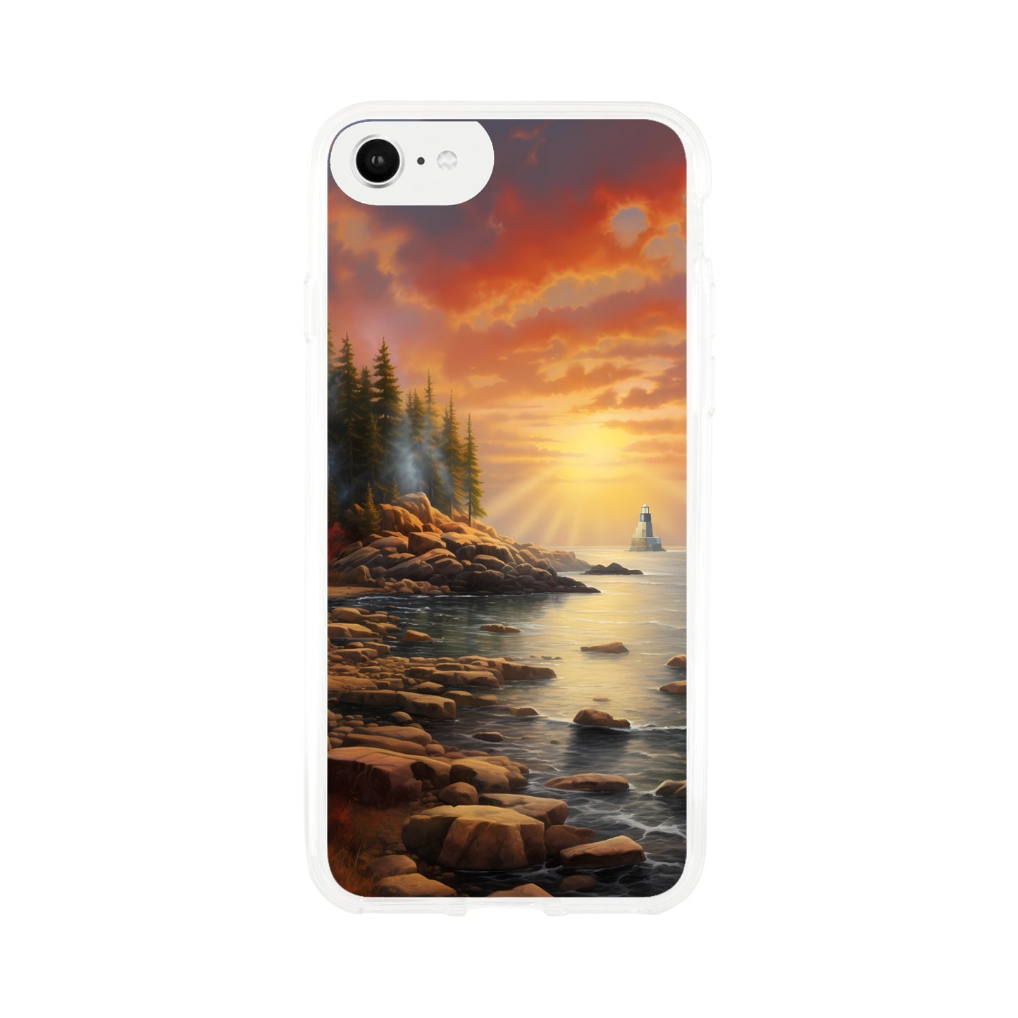 iPhone Case - Acadia Lighthouse Luminance (National Park)