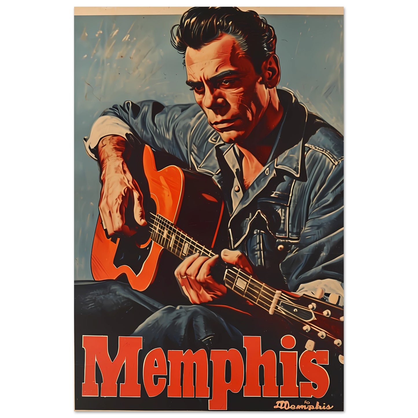 Paper Poster - Blues of Beale Street