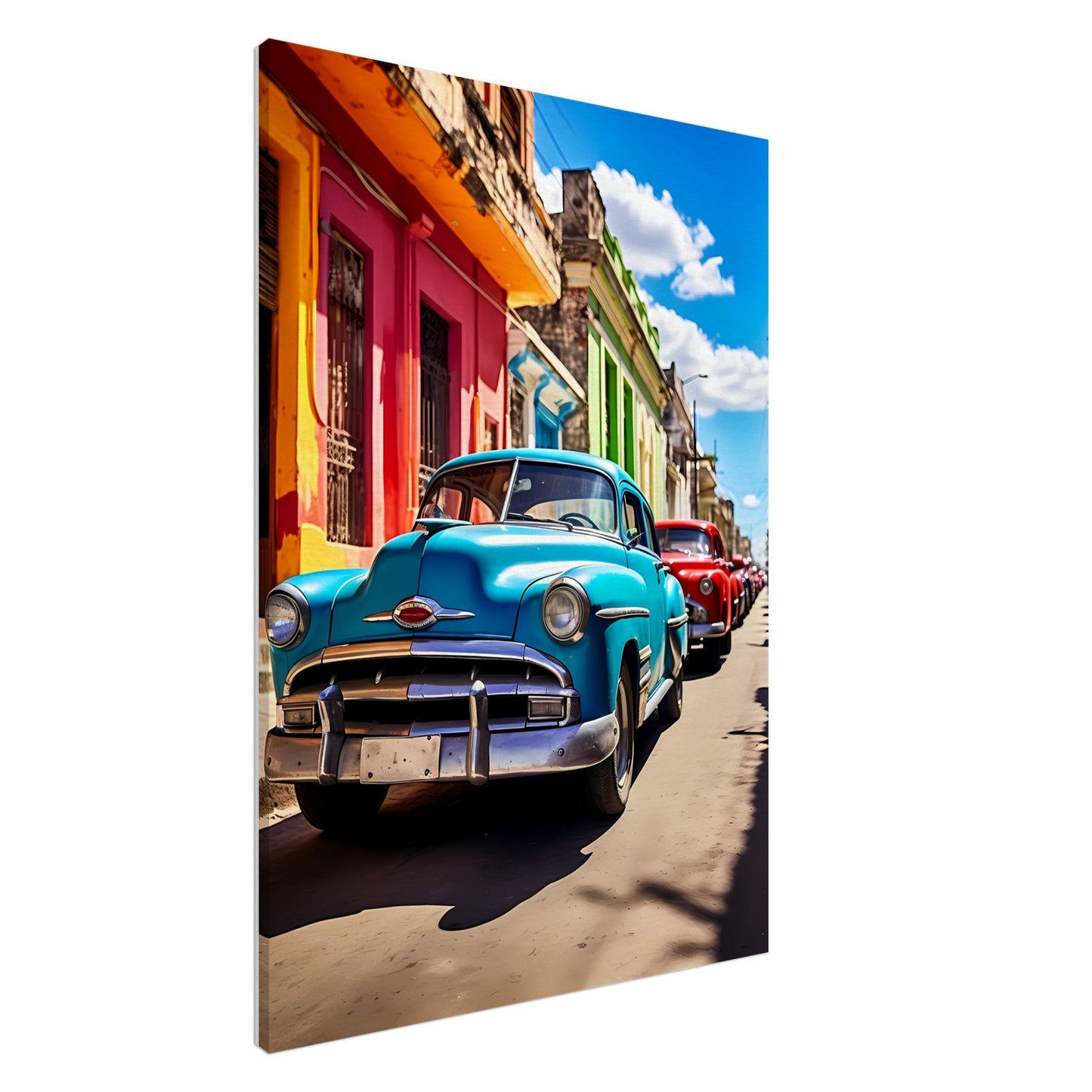 Canvas Wall Art - Vintage Vibrance - Classic Car