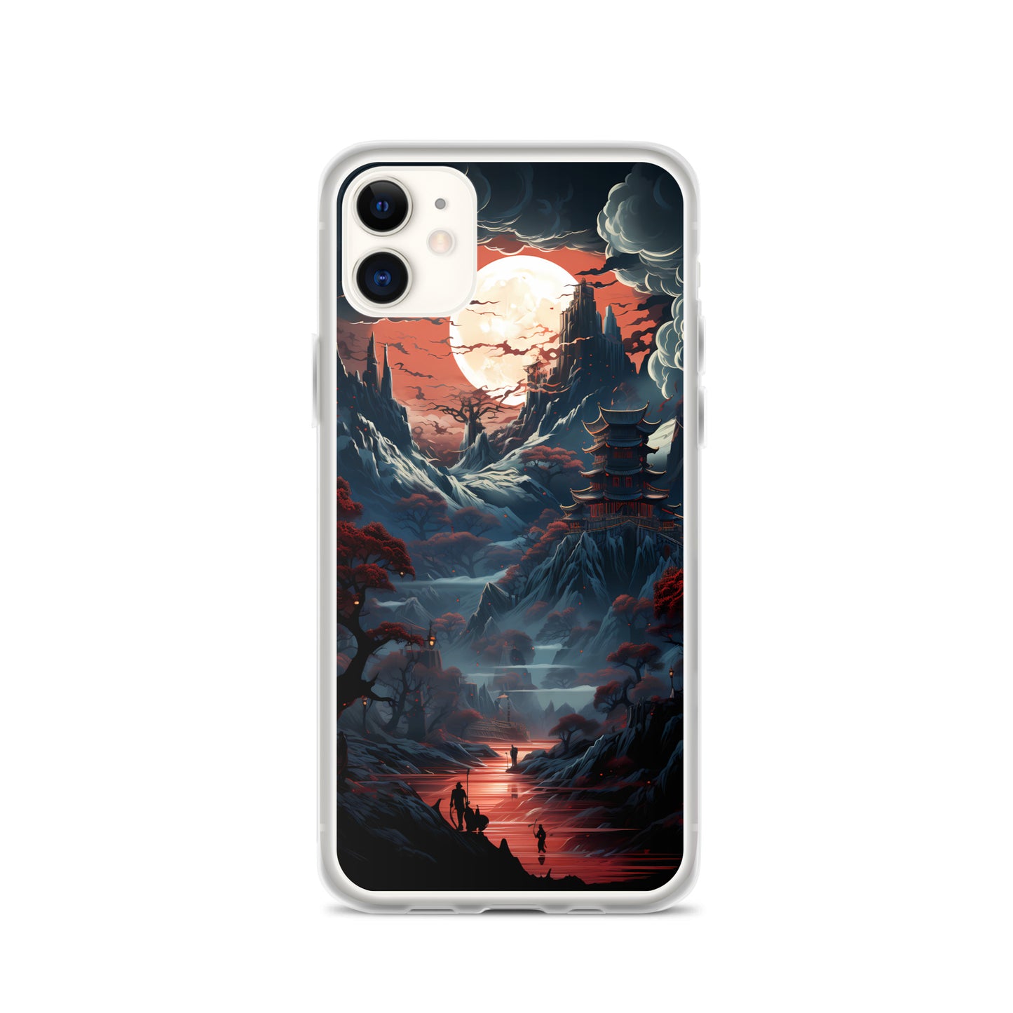 iPhone Case - Ancient Temple in Moonlight