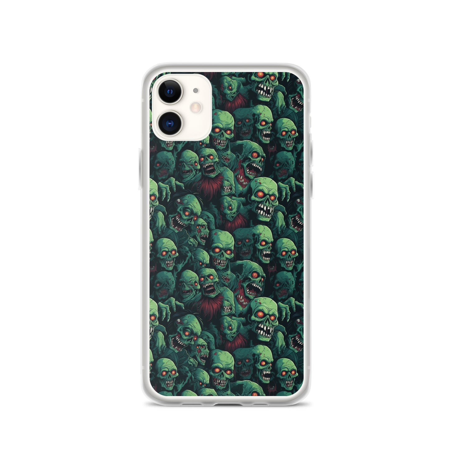 iPhone Case - Red Eyed Zombie Skulls