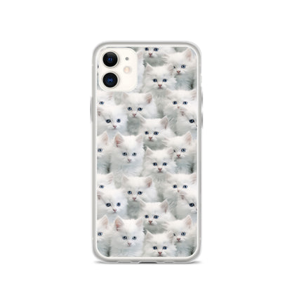 iPhone Case - Cute White Kittens