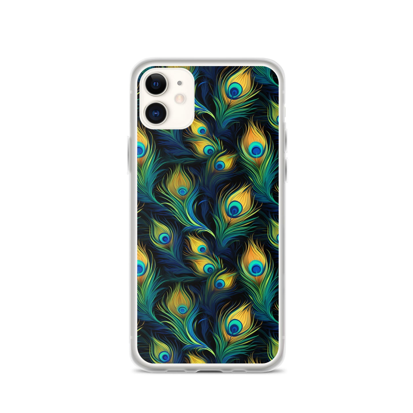 iPhone Case - Peacock Feather Pattern