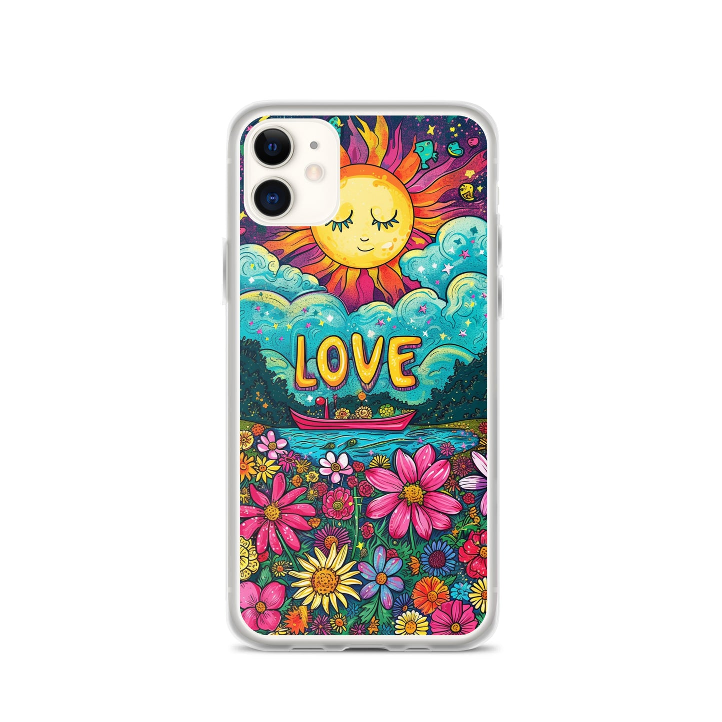 iPhone Case - Cosmic Bloom of Affection