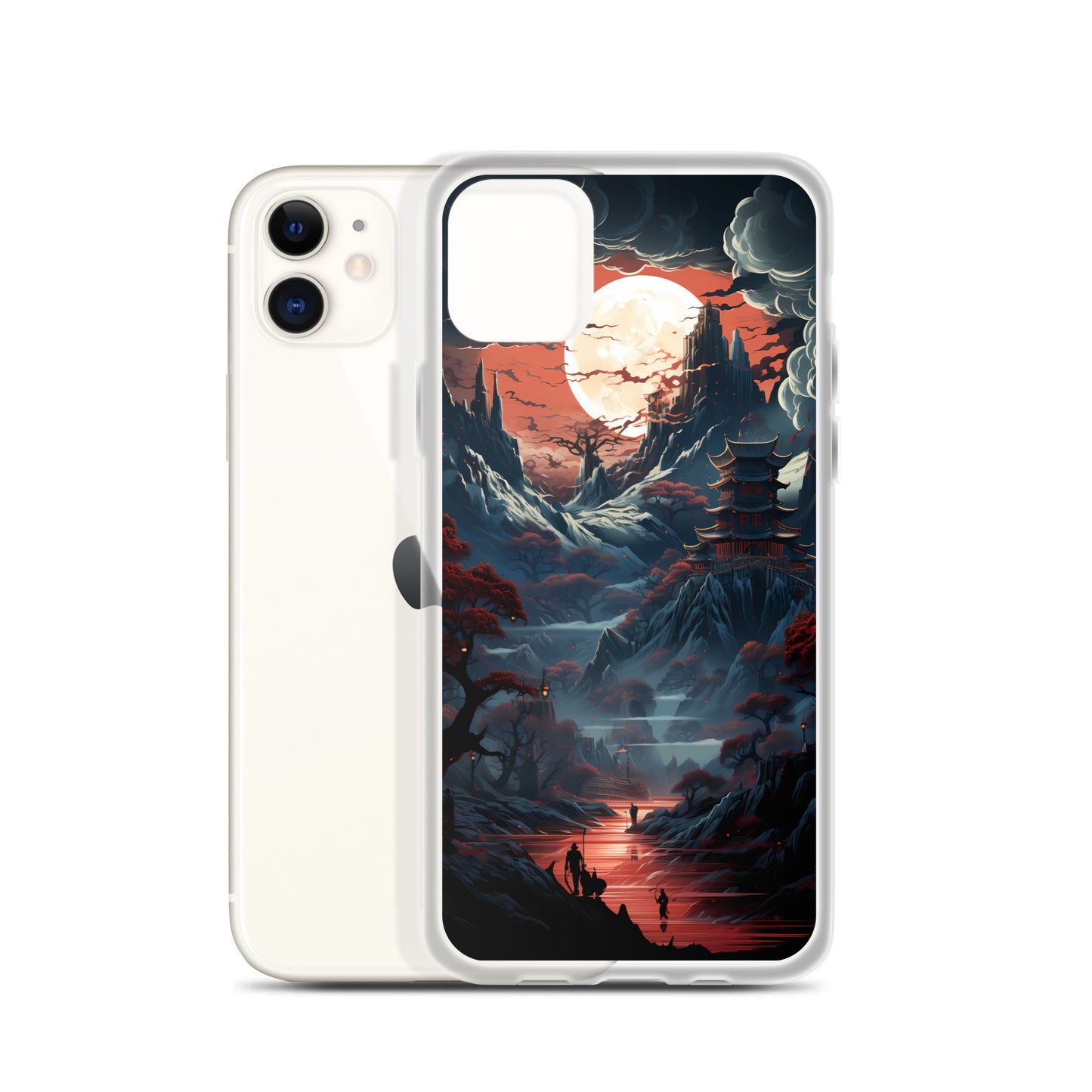 iPhone Case - Ancient Temple in Moonlight