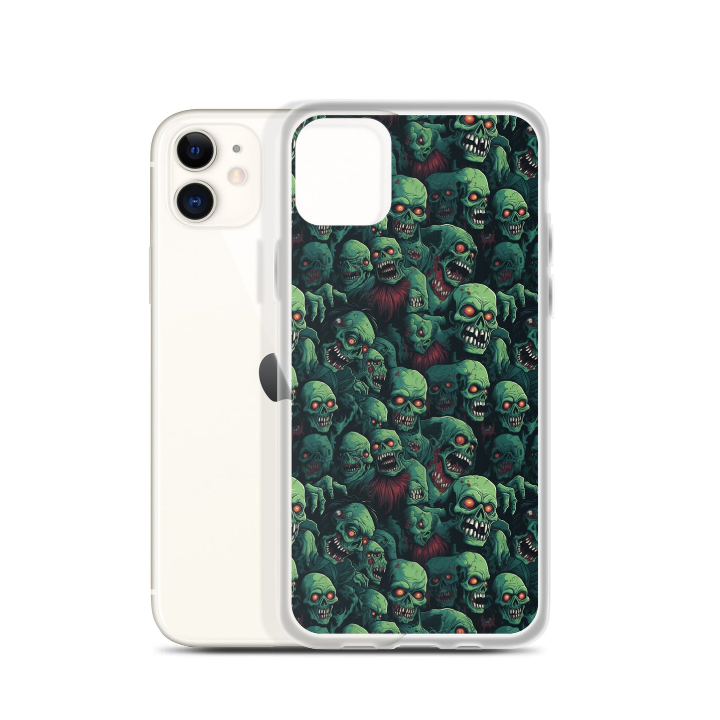 iPhone Case - Red Eyed Zombie Skulls