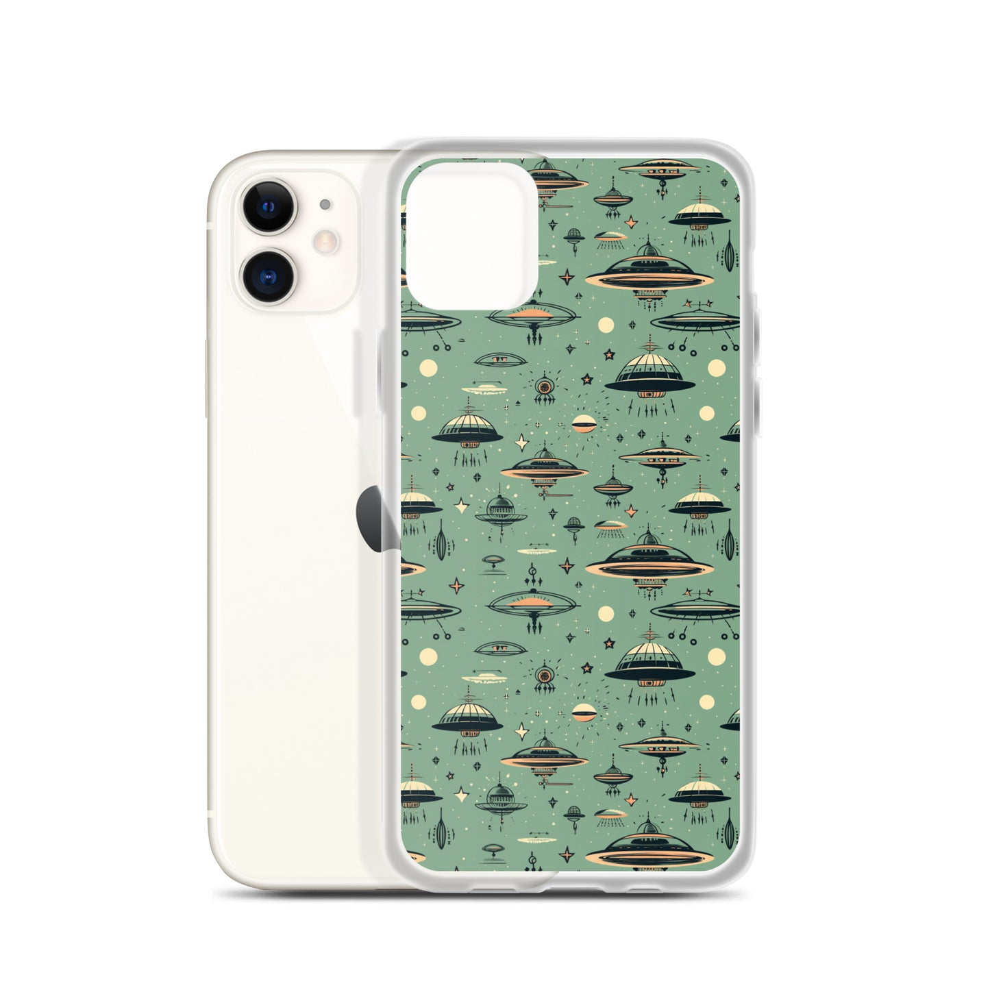 iPhone Case - Retro UFOs