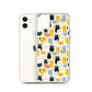 iPhone Case - Abstract Cats Pattern