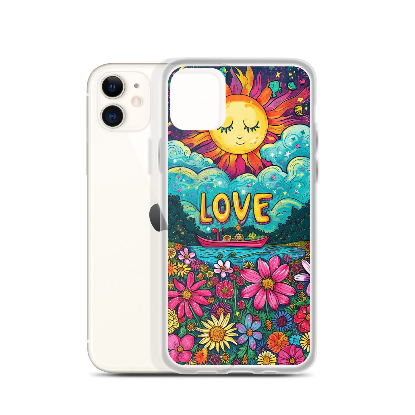 iPhone Case - Cosmic Bloom of Affection