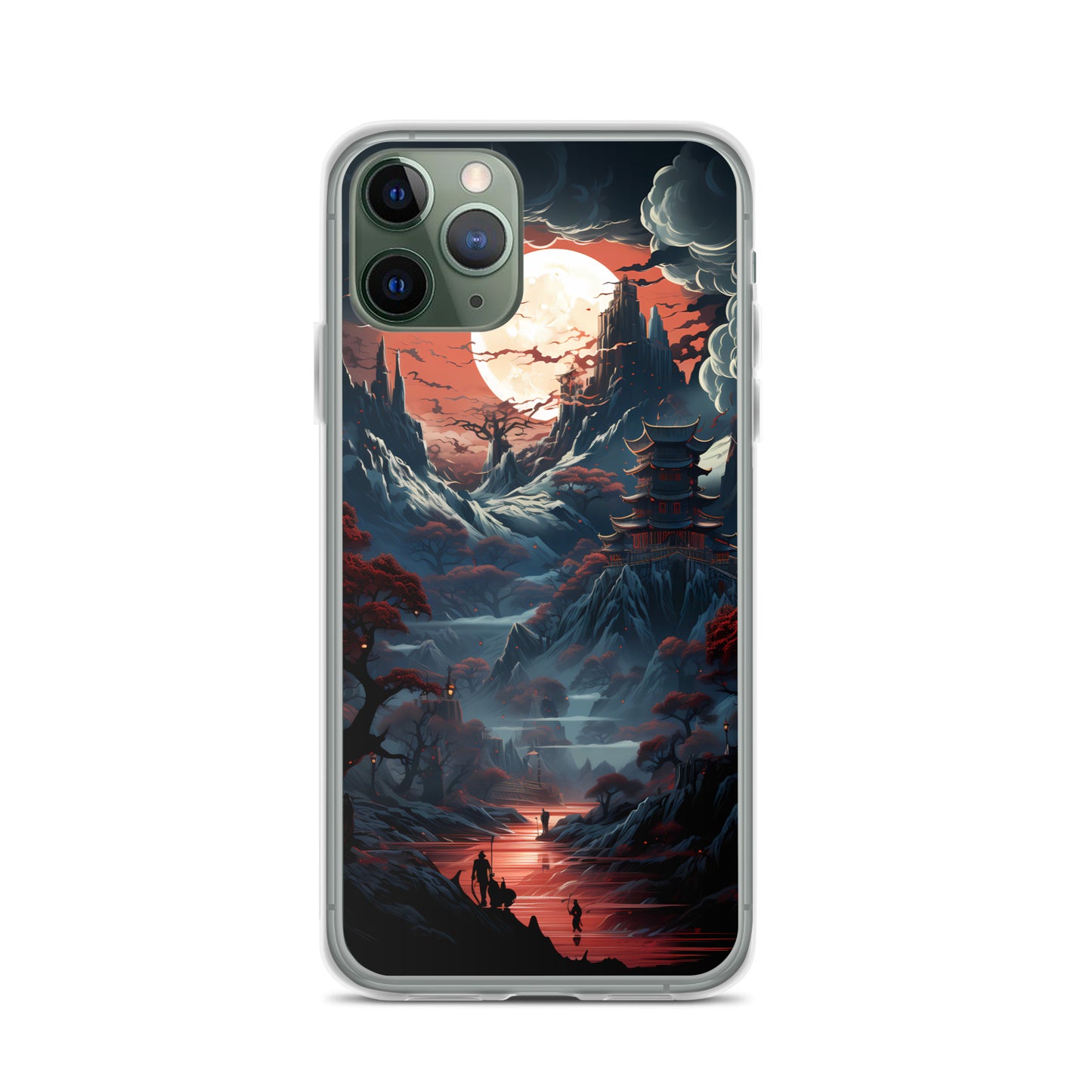 iPhone Case - Ancient Temple in Moonlight