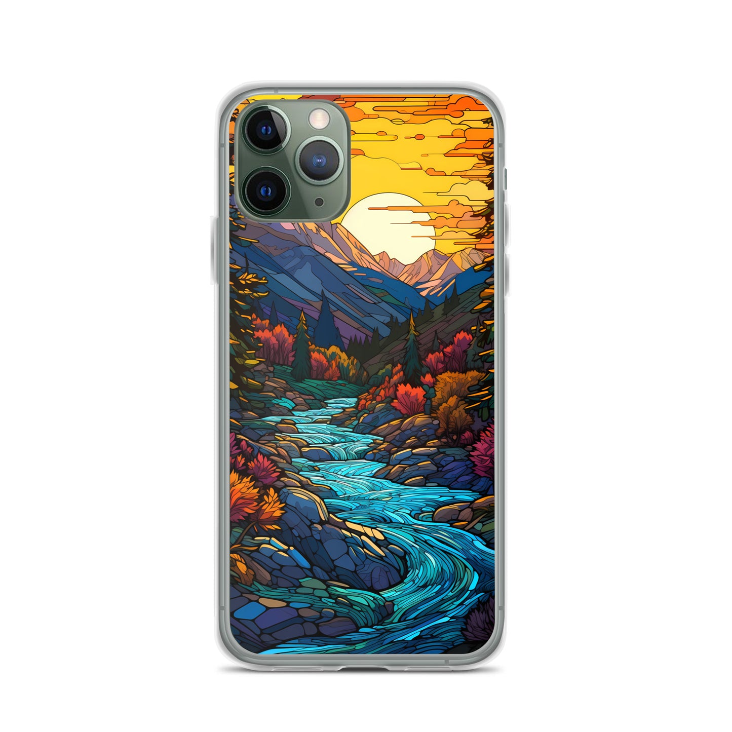 iPhone Case - Mountain River Mosaic