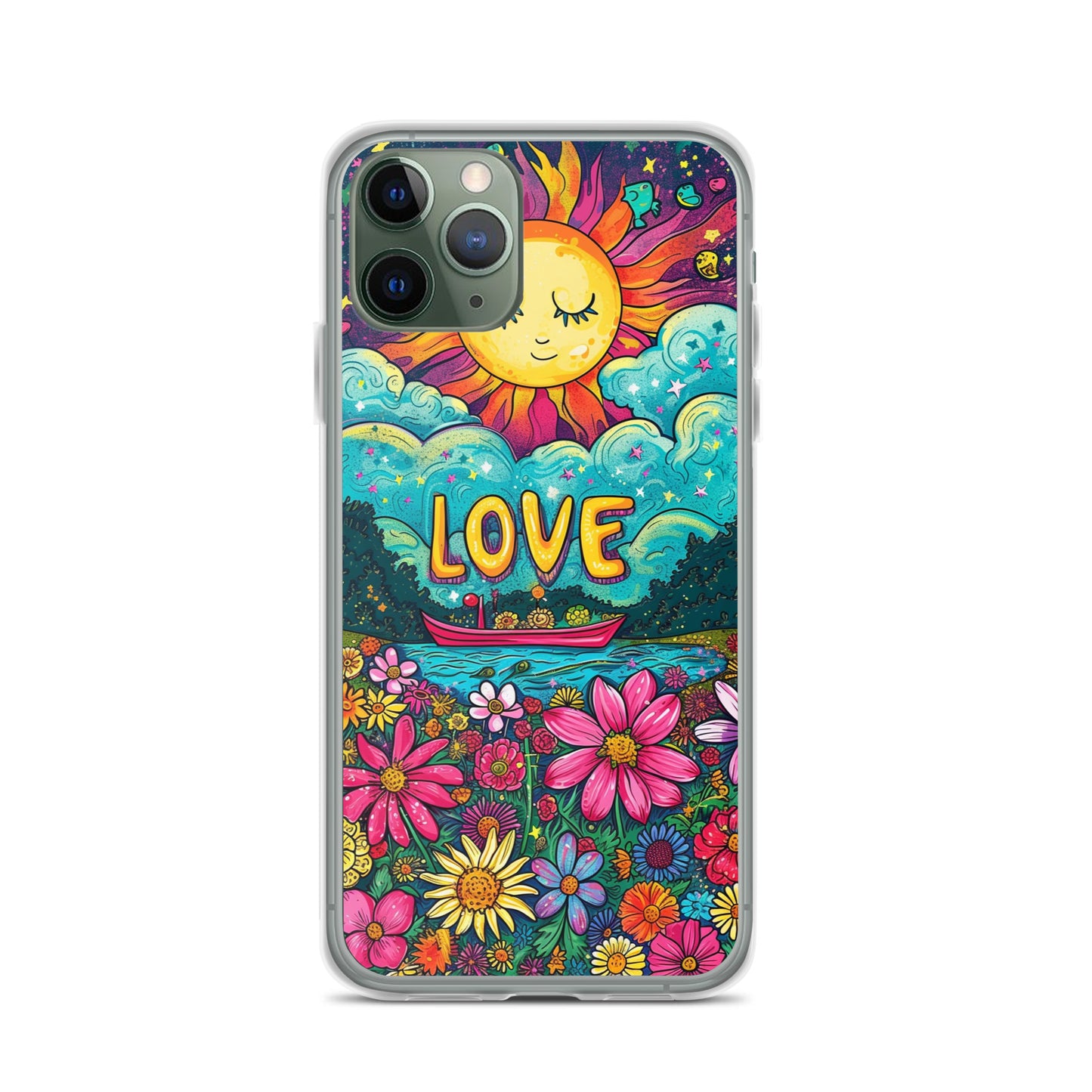 iPhone Case - Cosmic Bloom of Affection