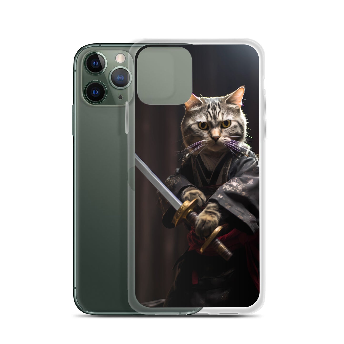 iPhone Case - Samurai Cat will Strike