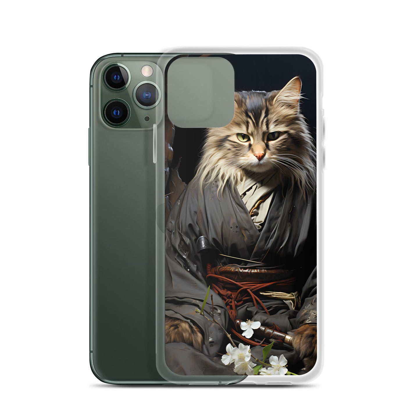 iPhone Case - Ancient Samurai Cat