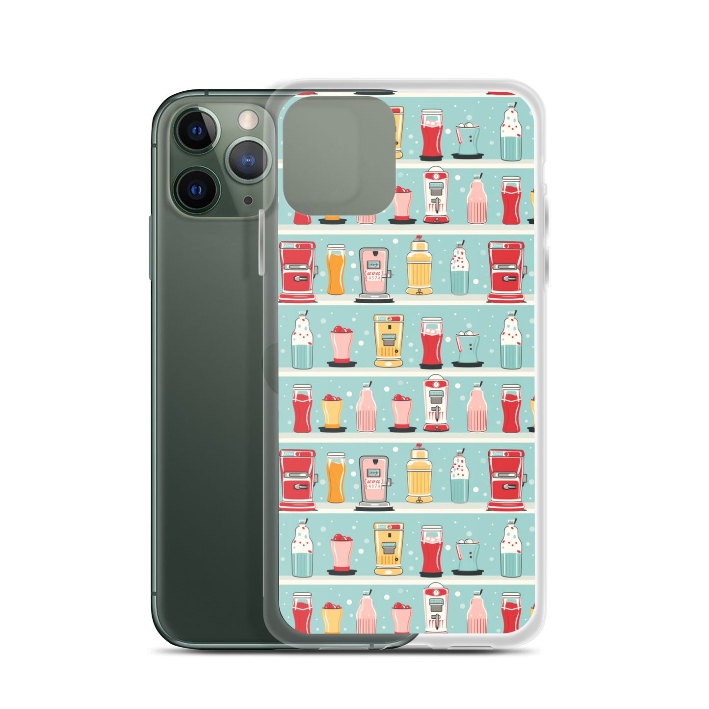 iPhone Case - Retro Soda Fountain Shelves