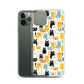 iPhone Case - Abstract Cats Pattern