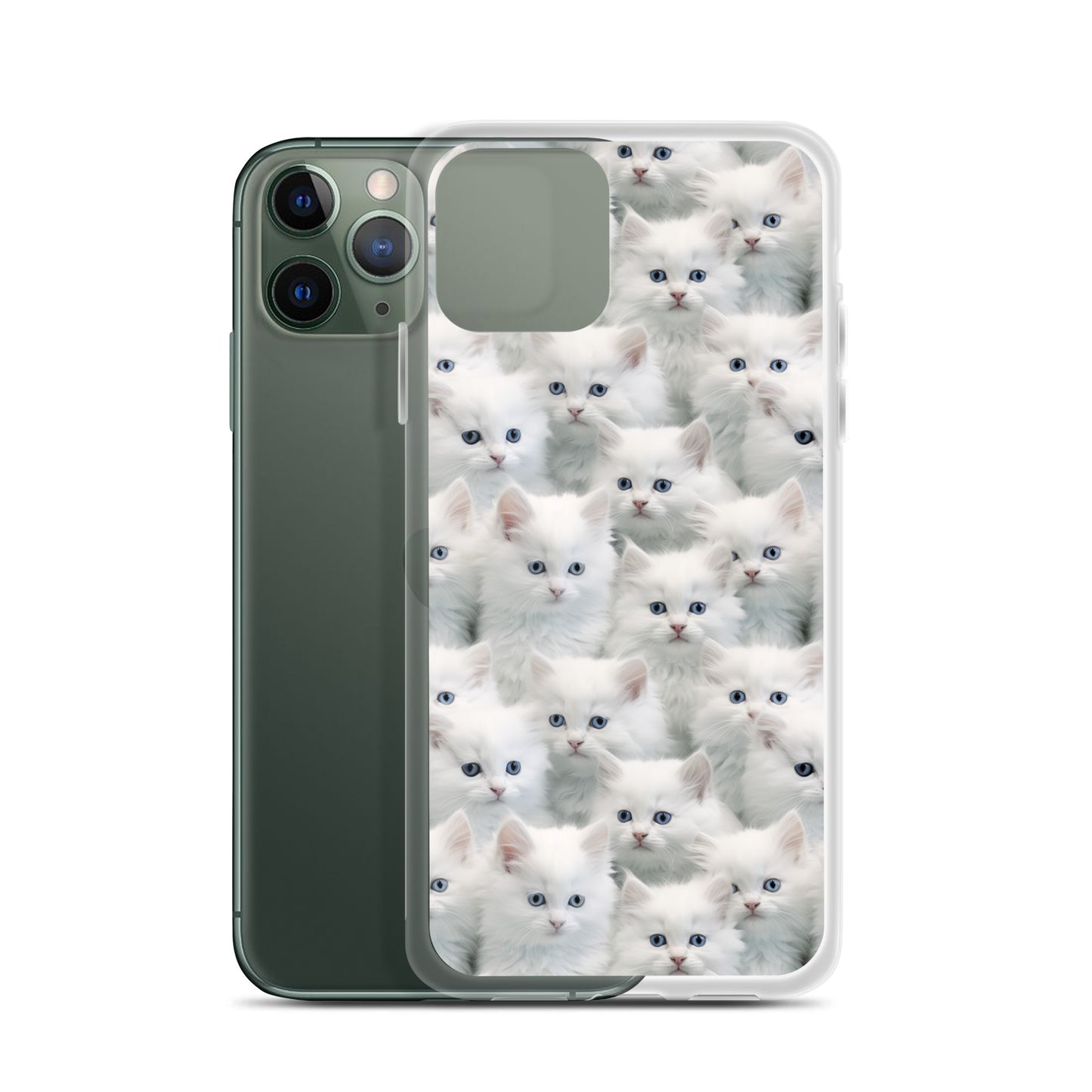 iPhone Case - Cute White Kittens