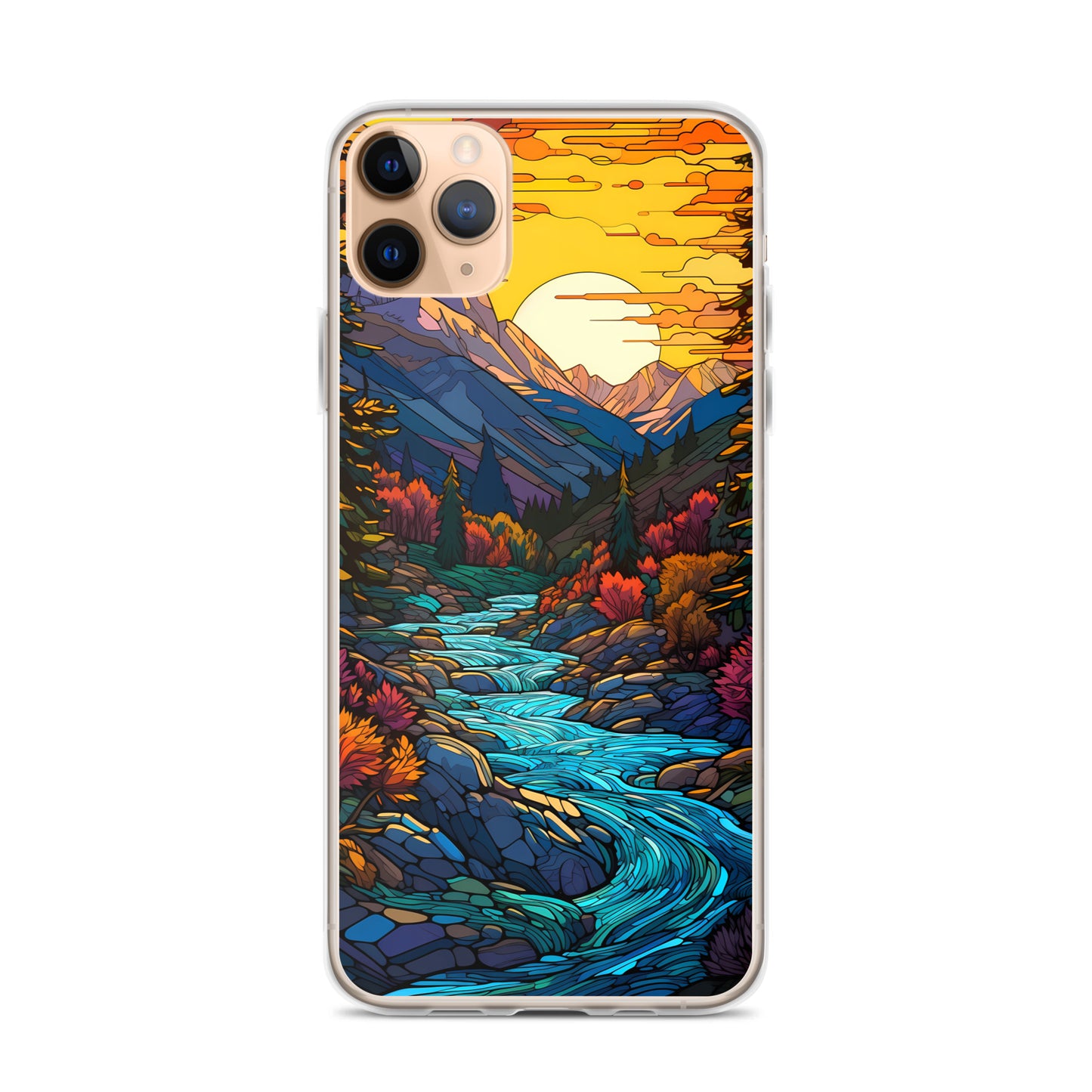 iPhone Case - Mountain River Mosaic