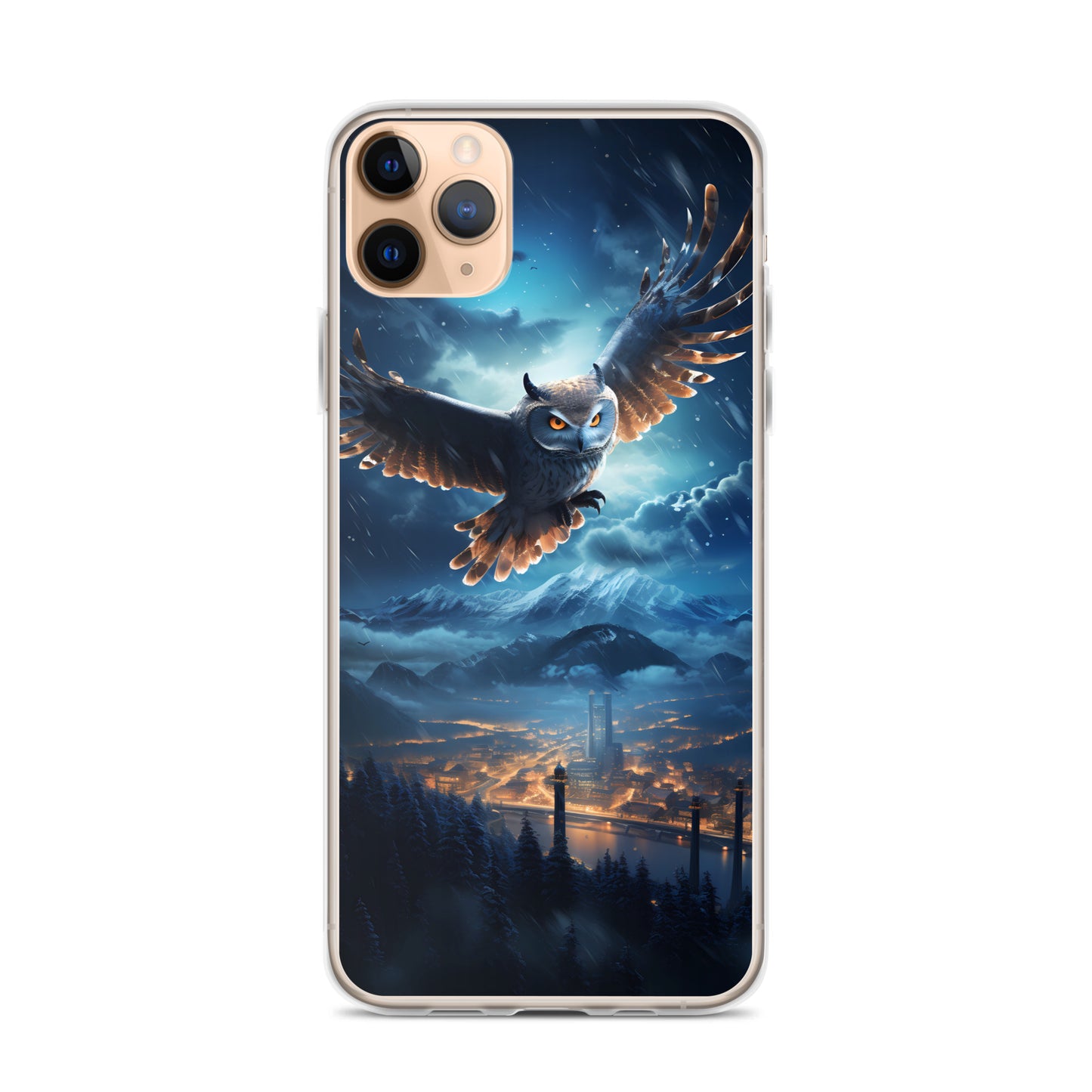 iPhone Case - Night Owl Over City