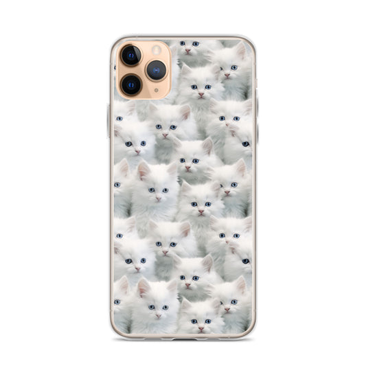 iPhone Case - Cute White Kittens