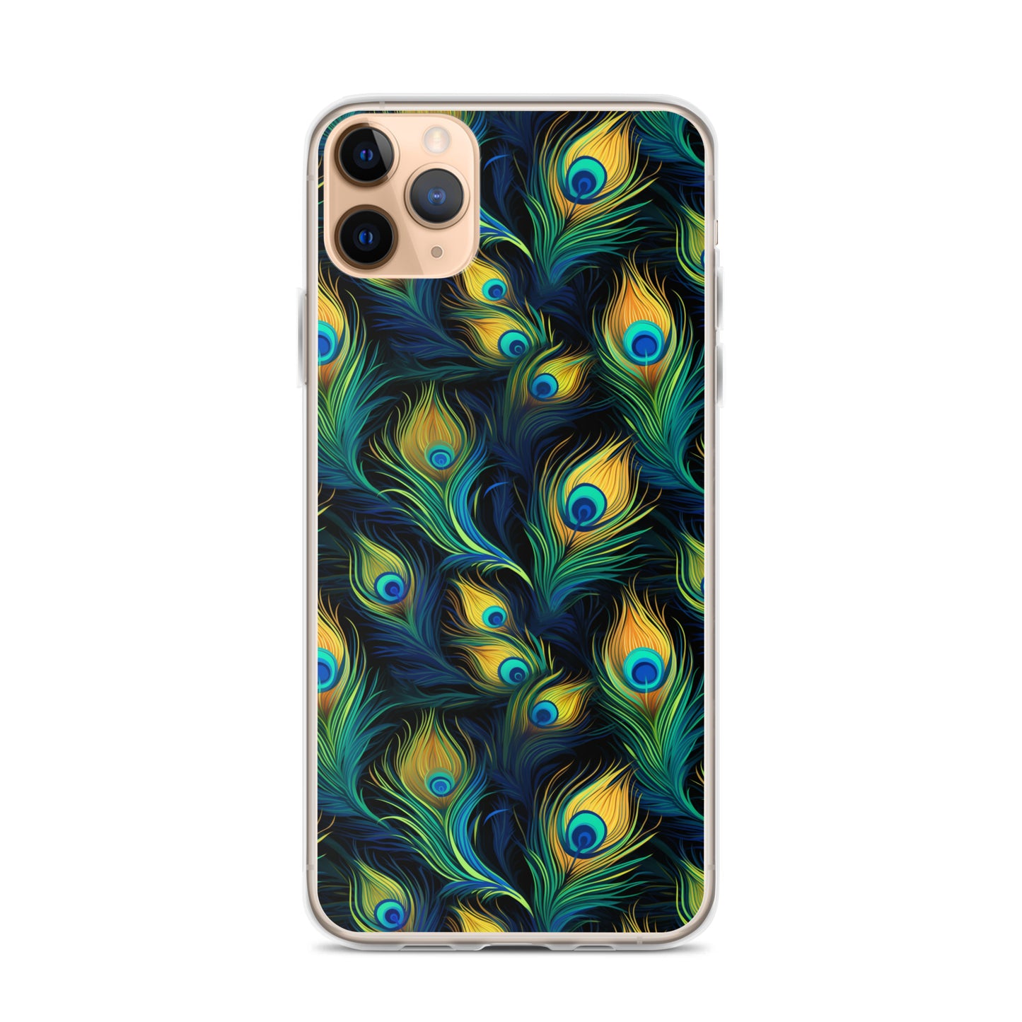 iPhone Case - Peacock Feather Pattern