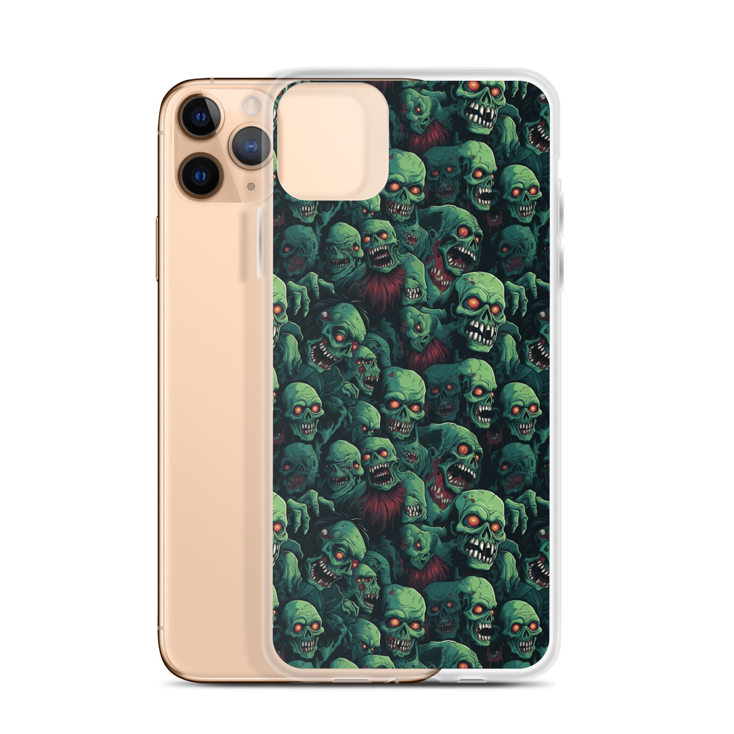 iPhone Case - Red Eyed Zombie Skulls