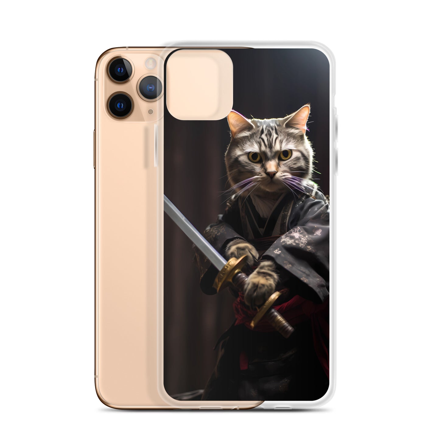 iPhone Case - Samurai Cat will Strike