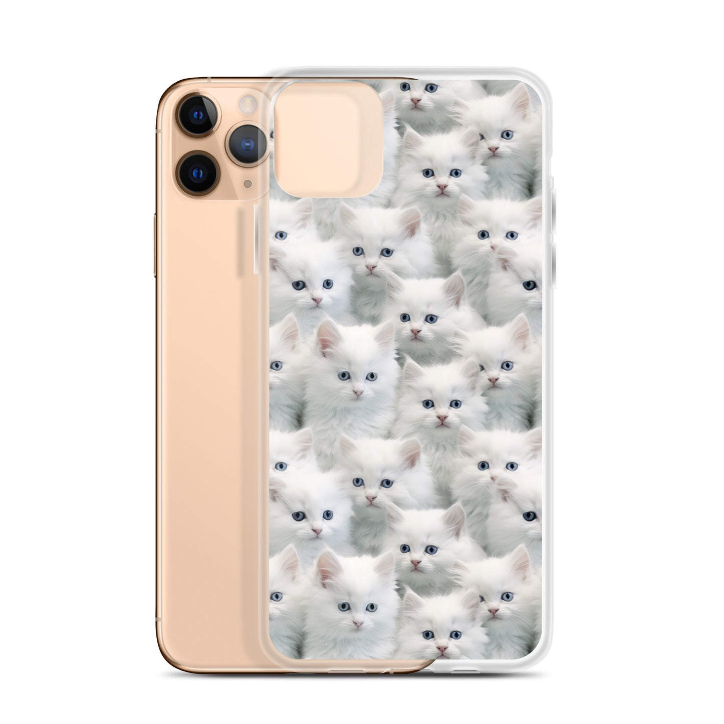 iPhone Case - Cute White Kittens