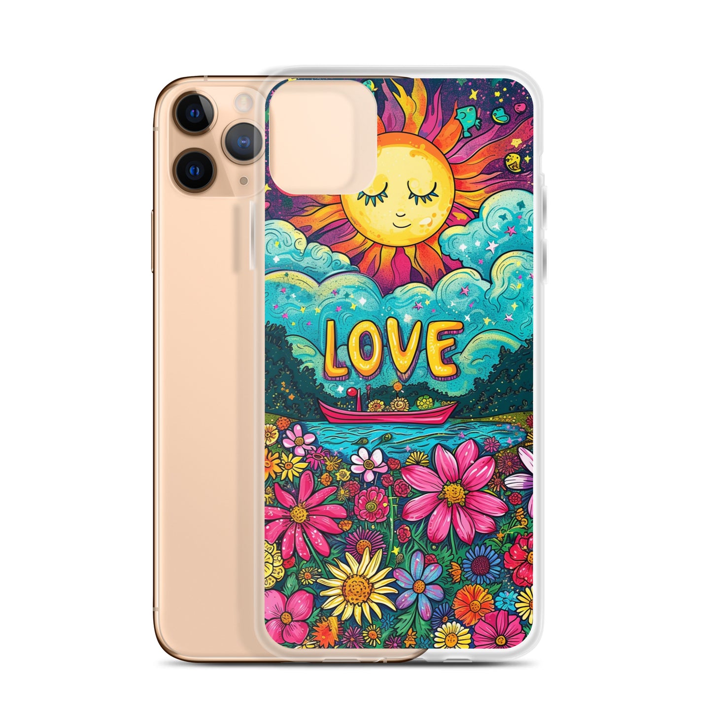 iPhone Case - Cosmic Bloom of Affection