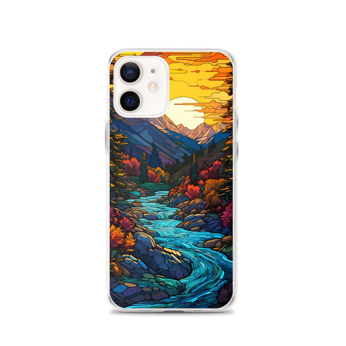 iPhone Case - Mountain River Mosaic