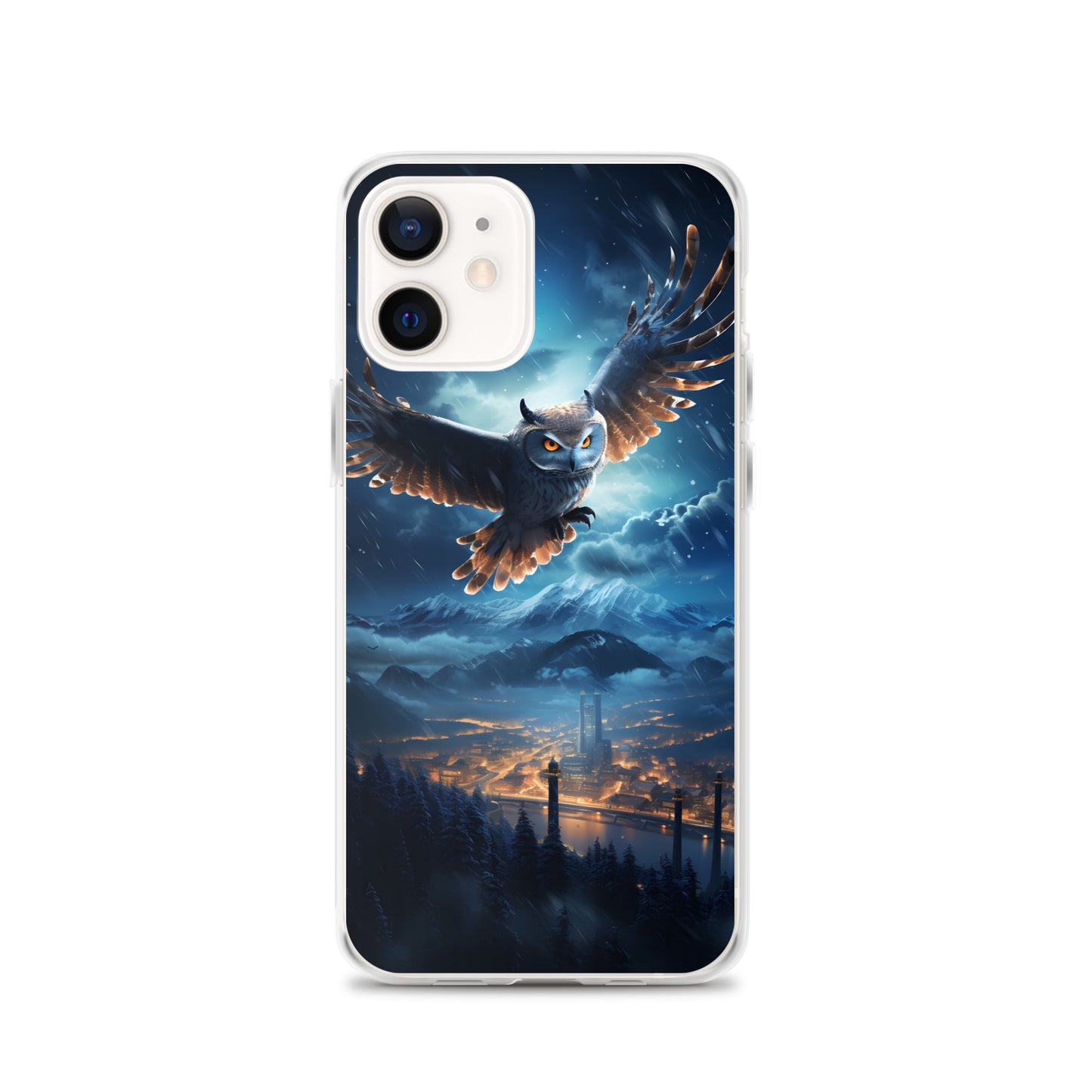 iPhone Case - Night Owl Over City