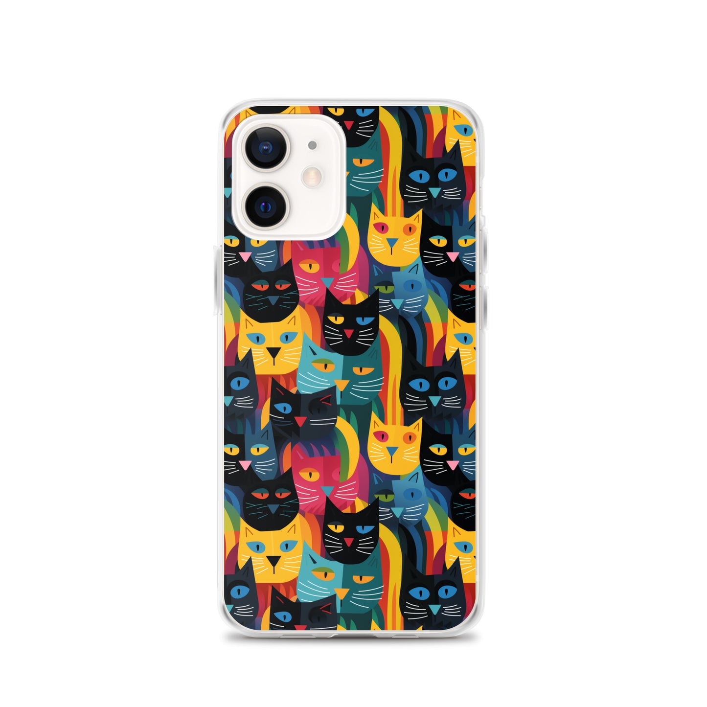 iPhone Case - Colorful Cats Pattern