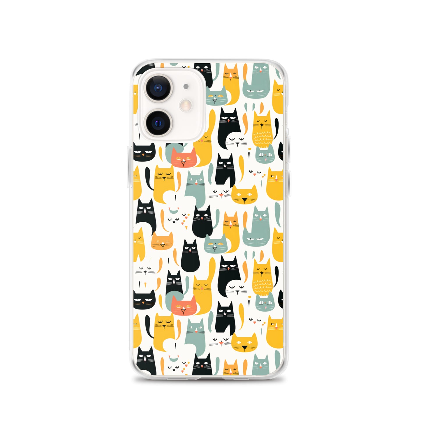 iPhone Case - Abstract Cats Pattern