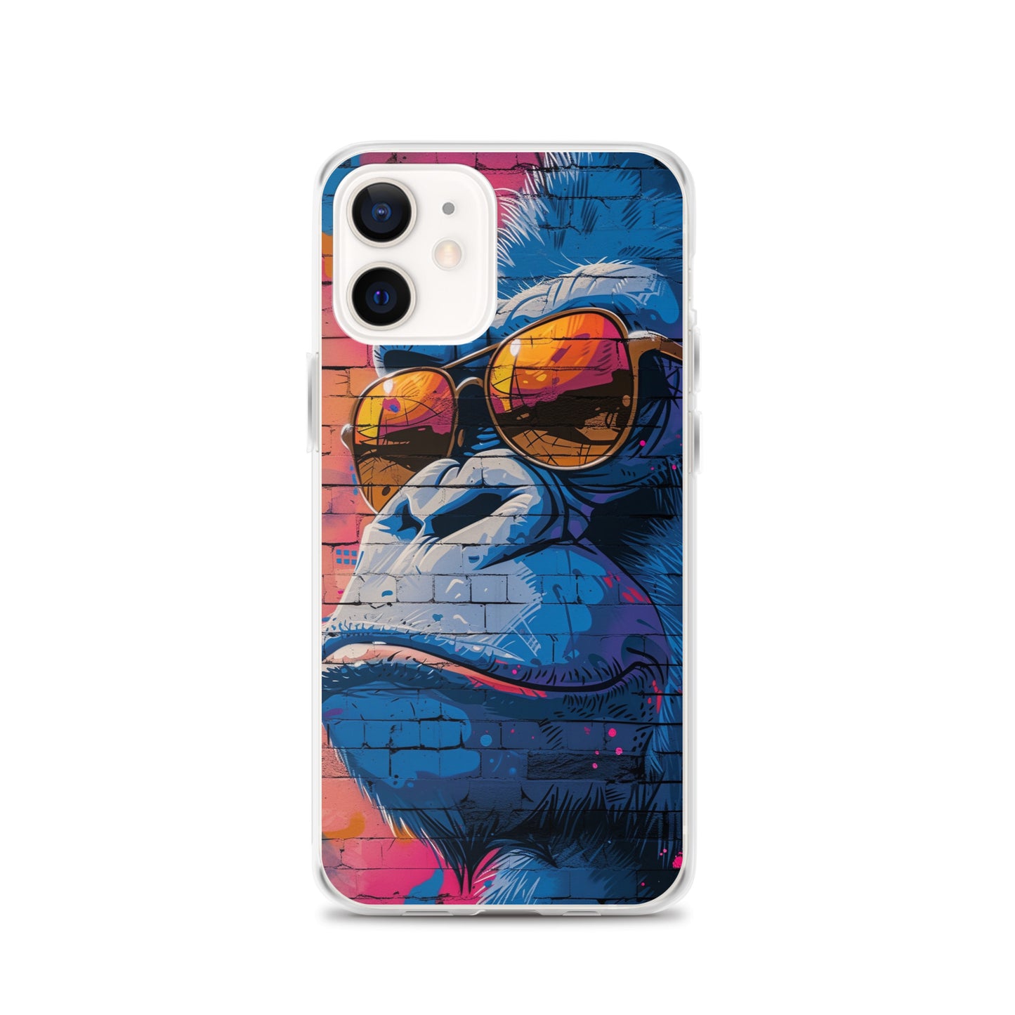 iPhone Case - Blue Gorilla Graffiti Art