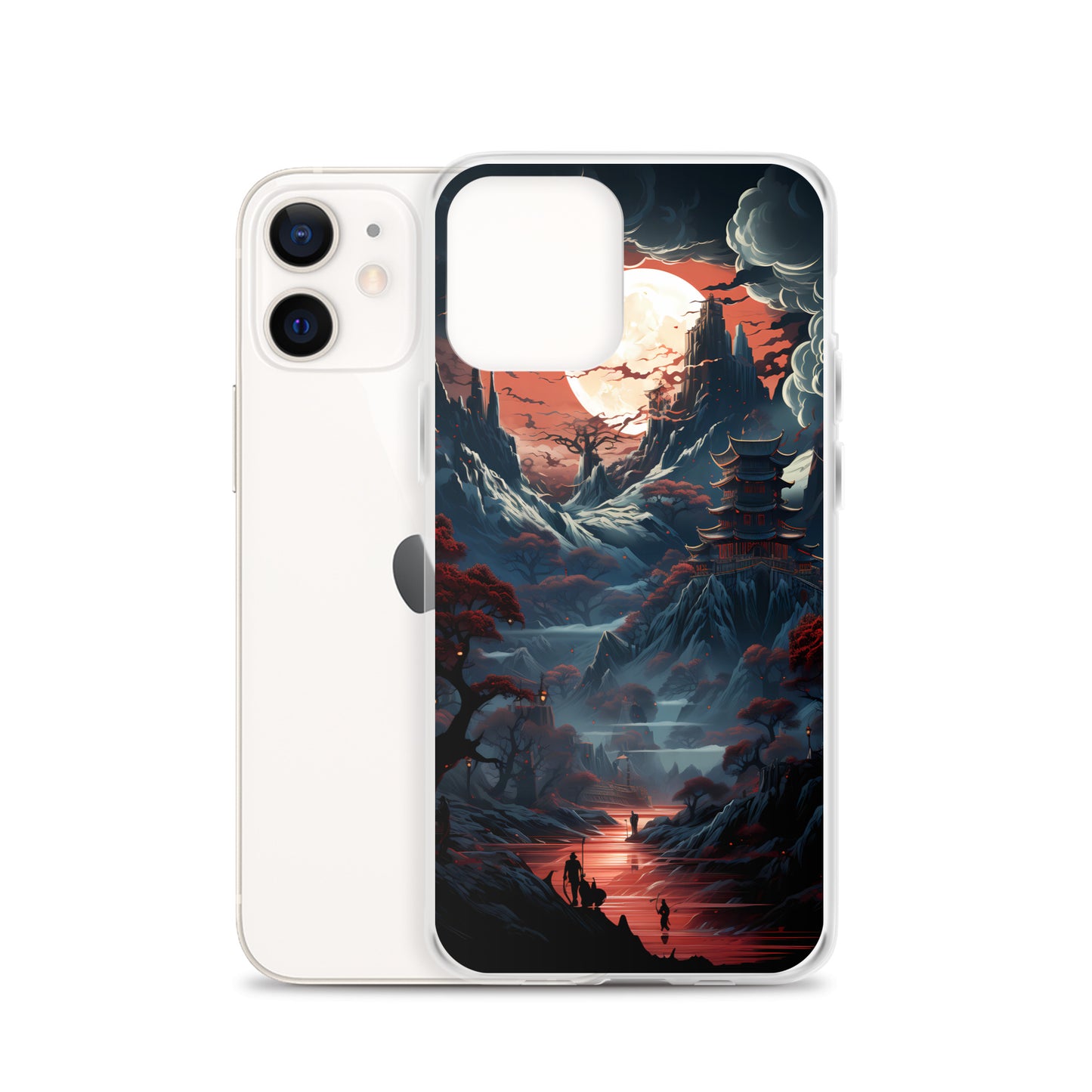 iPhone Case - Ancient Temple in Moonlight