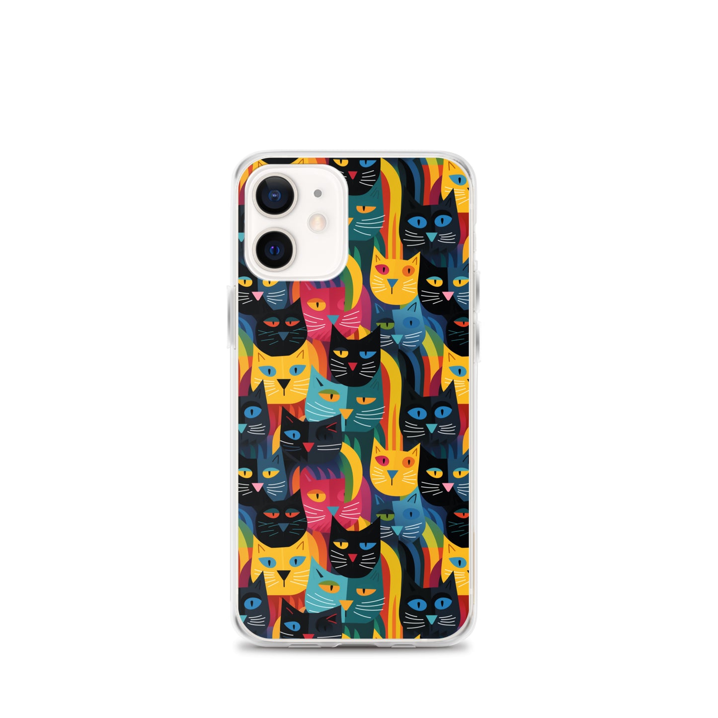 iPhone Case - Colorful Cats Pattern