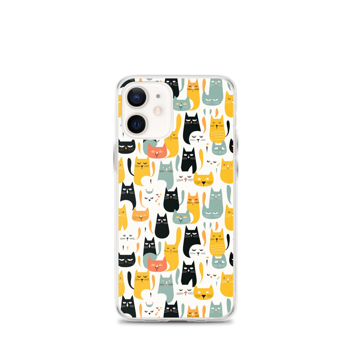 iPhone Case - Abstract Cats Pattern