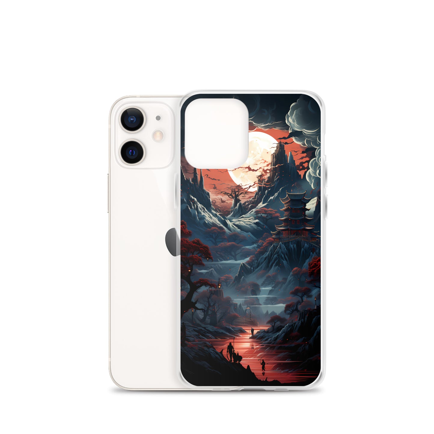 iPhone Case - Ancient Temple in Moonlight