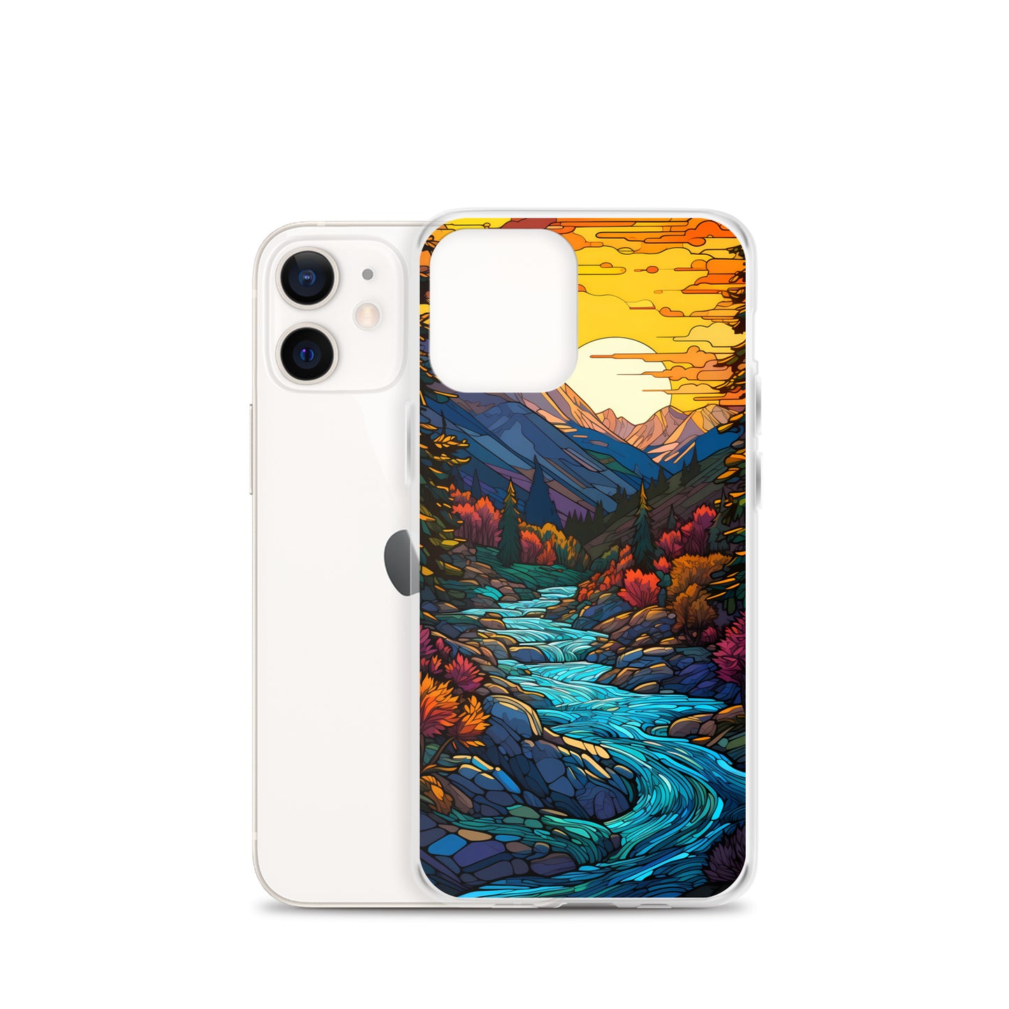 iPhone Case - Mountain River Mosaic