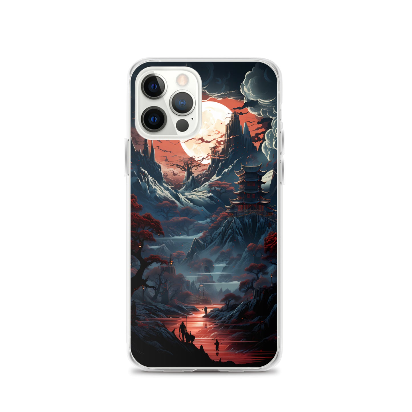 iPhone Case - Ancient Temple in Moonlight