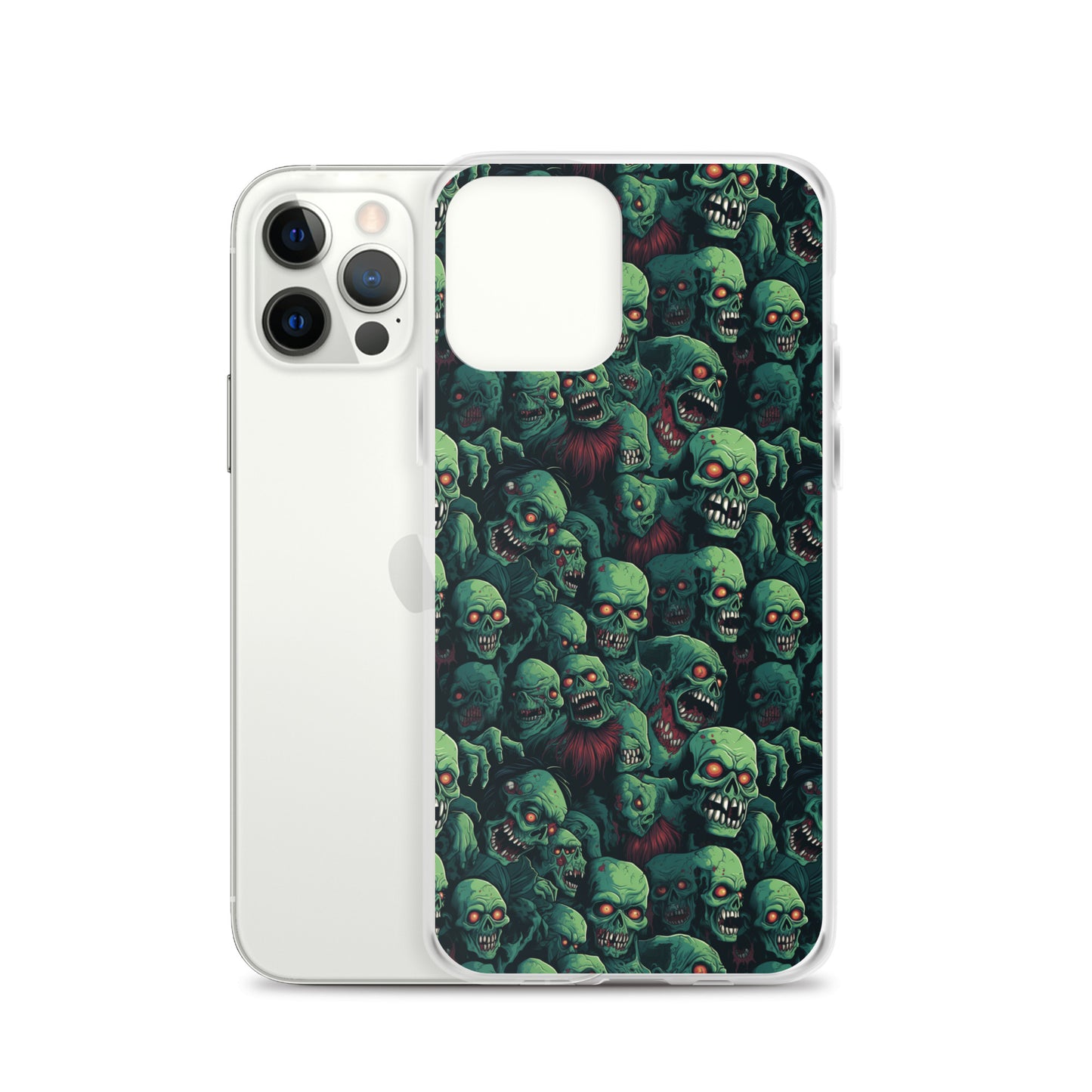 iPhone Case - Red Eyed Zombie Skulls