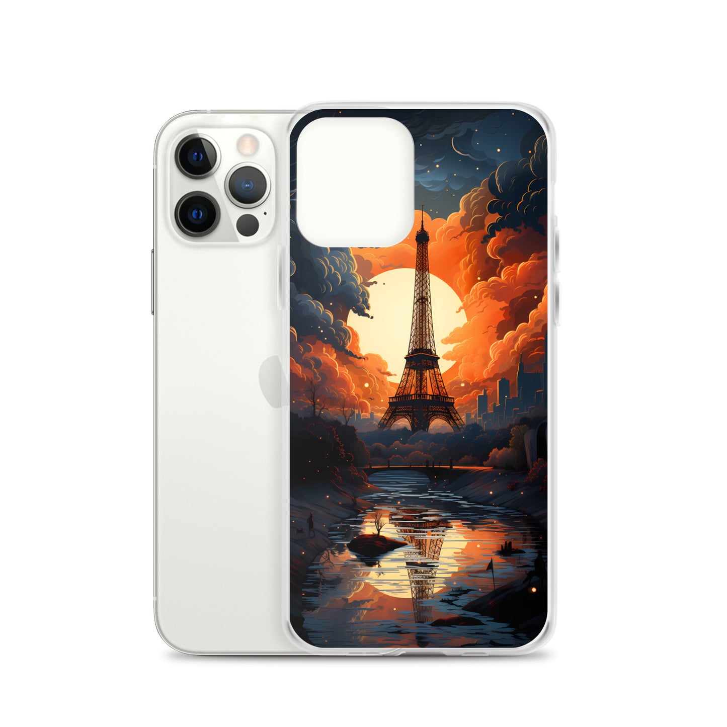 iPhone Case - Eiffel Tower at Dusk