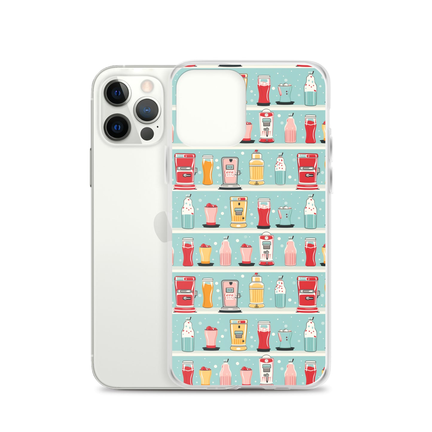 iPhone Case - Retro Soda Fountain Shelves