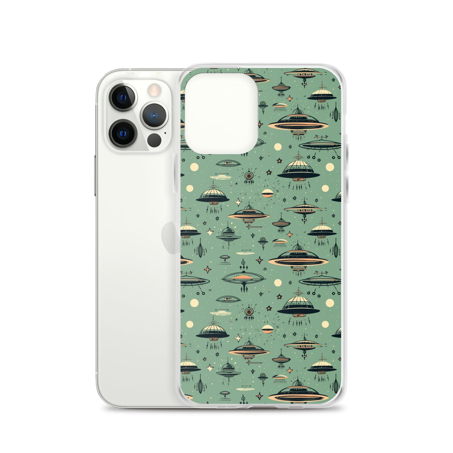 iPhone Case - Retro UFOs