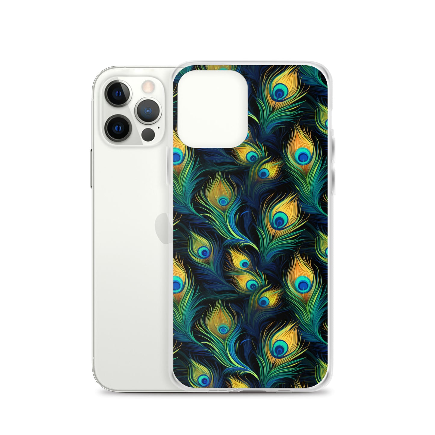 iPhone Case - Peacock Feather Pattern