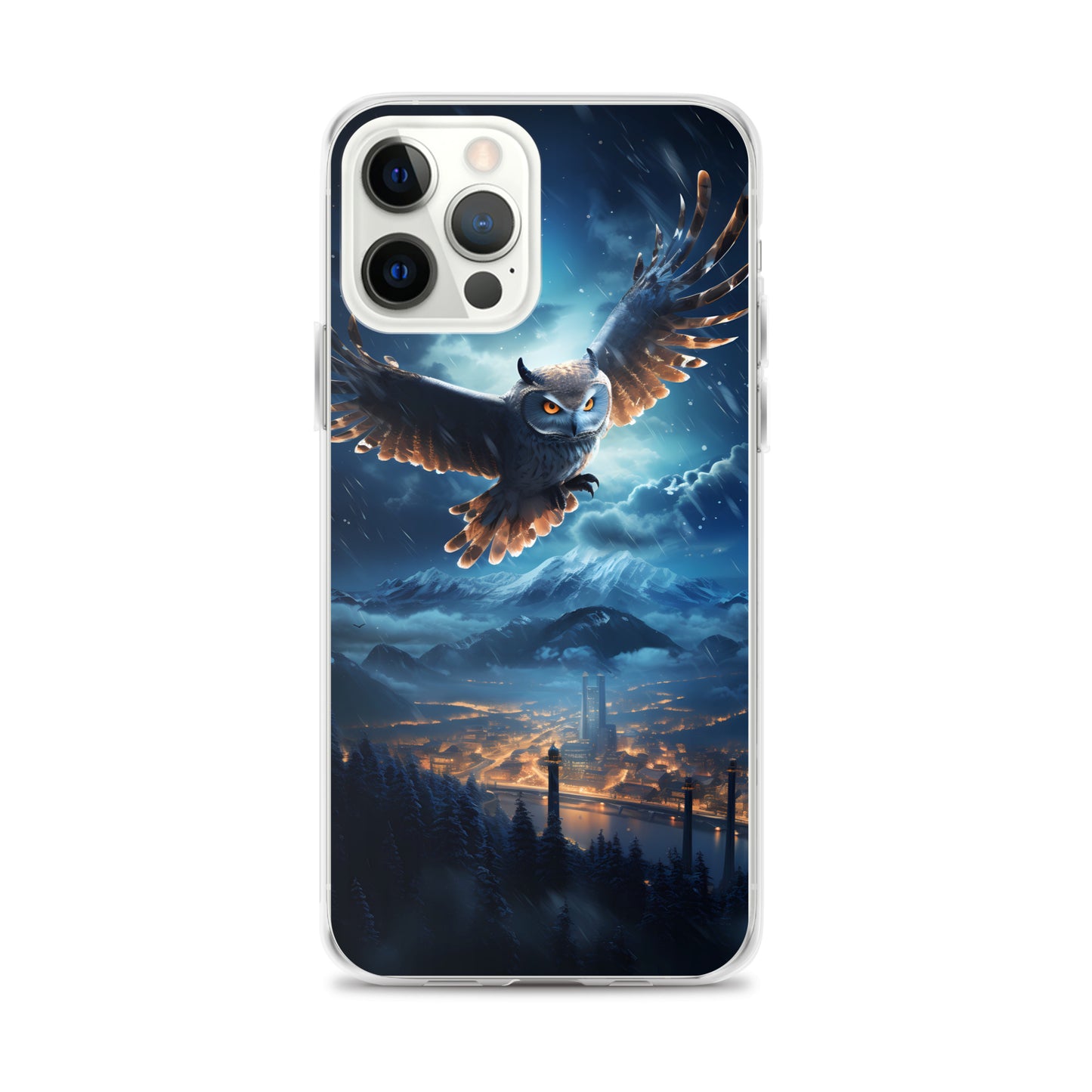 iPhone Case - Night Owl Over City