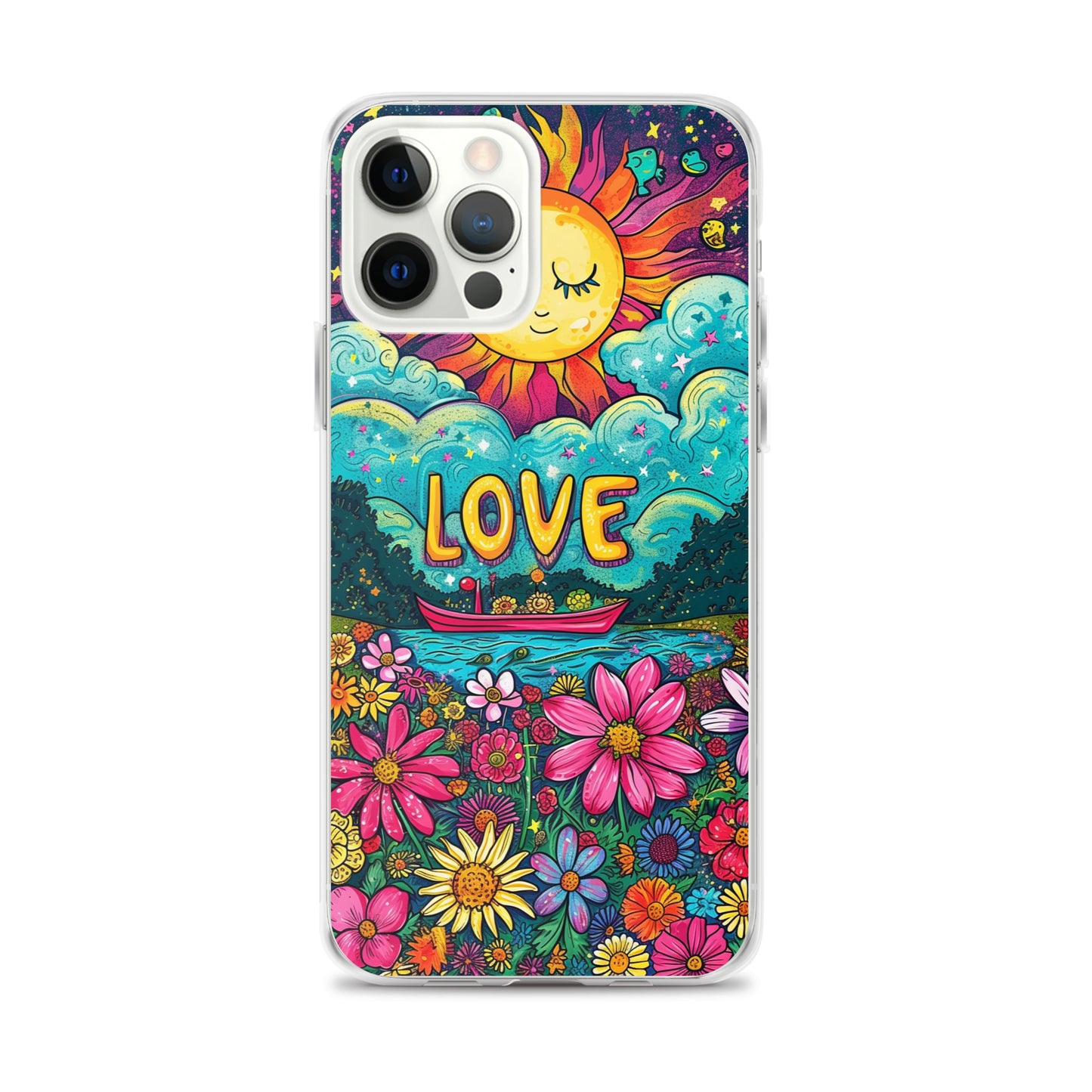 iPhone Case - Cosmic Bloom of Affection